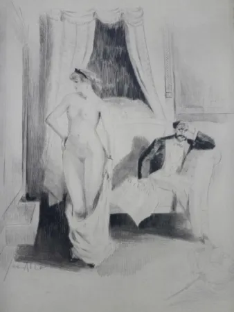 版画 Ablett - Eaux-fortes pour Nana, par William Ablett 