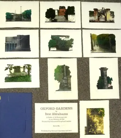 丝网印刷 Abrahams - Oxford Gardens I-X
