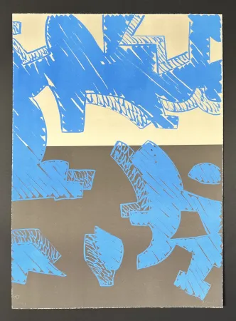 石版画 Accardi - Carla Accardi (1924 - 2014) - Blu - Color Lithograph