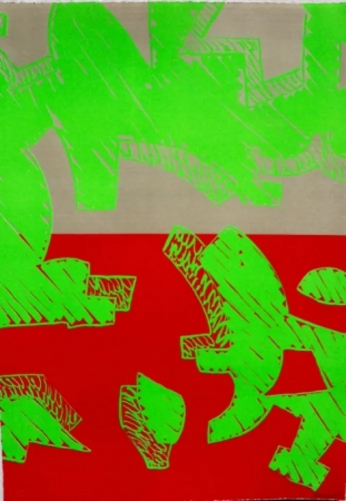 石版画 Accardi - Senza titolo