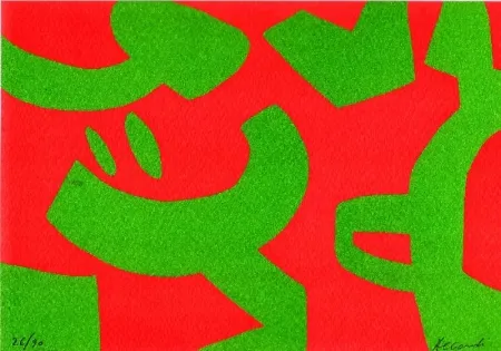 石版画 Accardi - Senza titolo