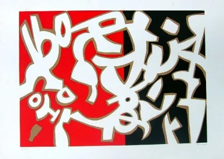 石版画 Accardi - Senza titolo