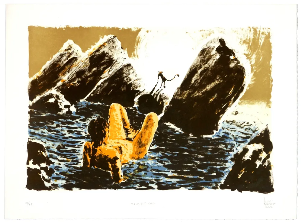 石版画 Aceves Humana - Domesticar