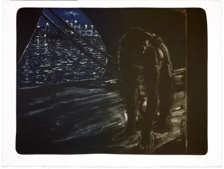 石版画 Aceves Humana - Sans titre