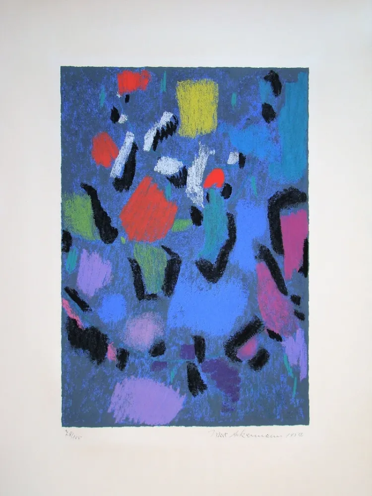 丝网印刷 Ackermann - Sphärisch Bewegtes