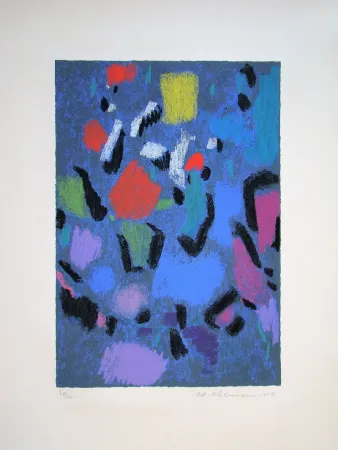 丝网印刷 Ackermann - Sphärisch Bewegtes