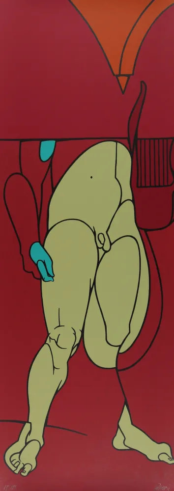 石版画 Adami - Achille