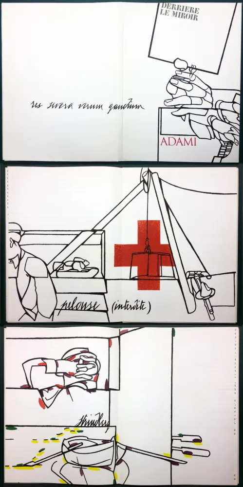 插图书 Adami - ADAMI. Le voyage du dessin. DERRIÈRE LE MIROIR N° 214. Mai 1975.