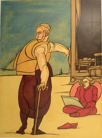 石版画 Adami - Angelus