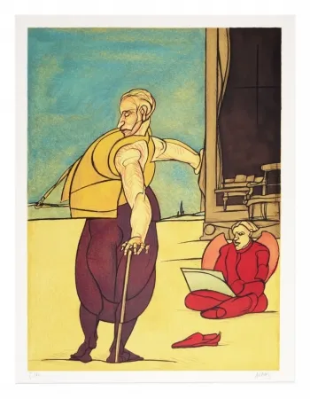 石版画 Adami - Angélus