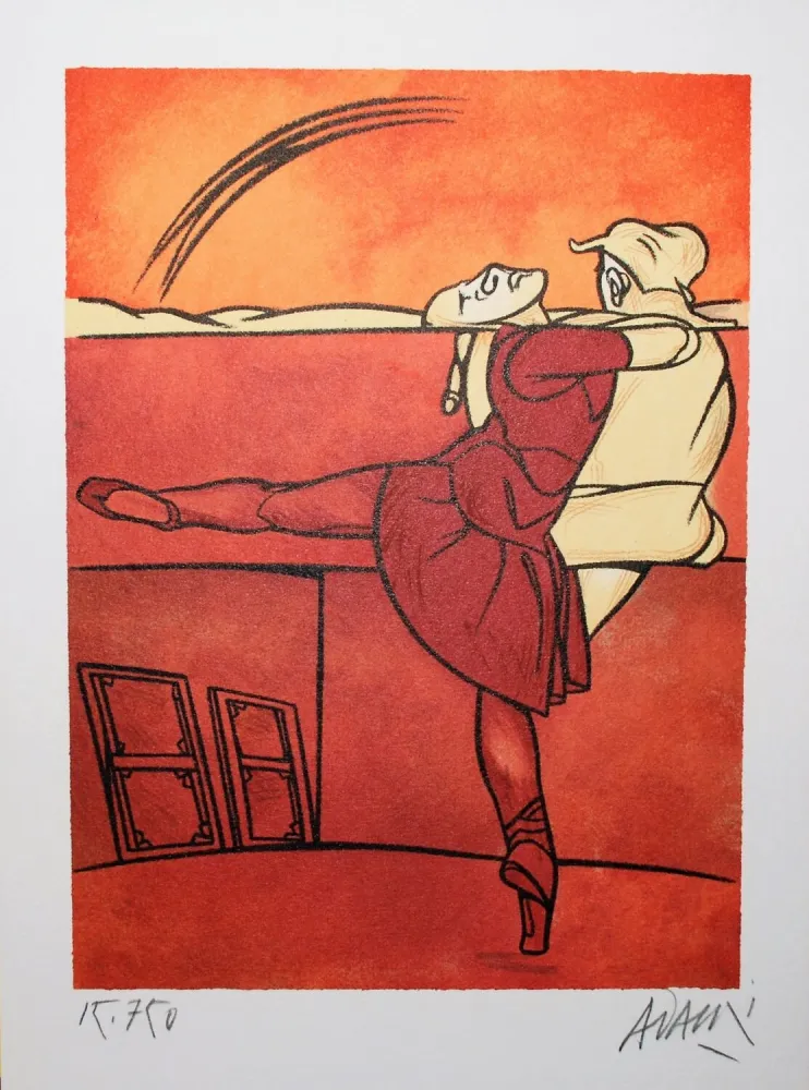 石版画 Adami - Ballet