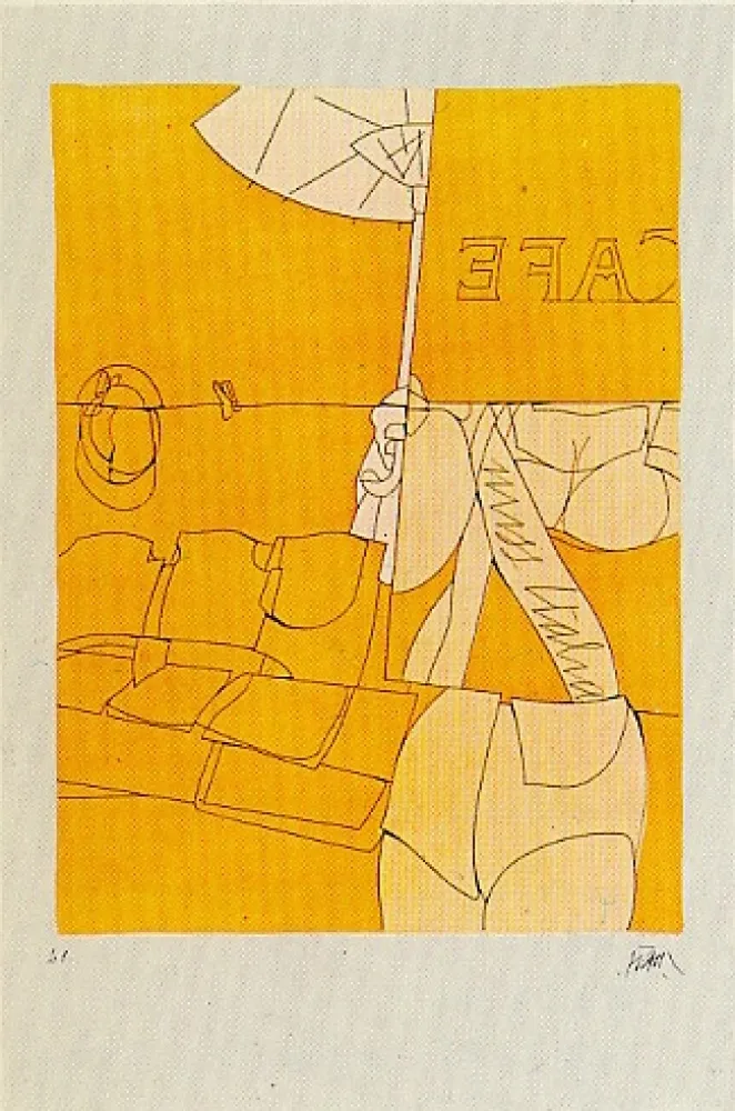 版画 Adami - Café