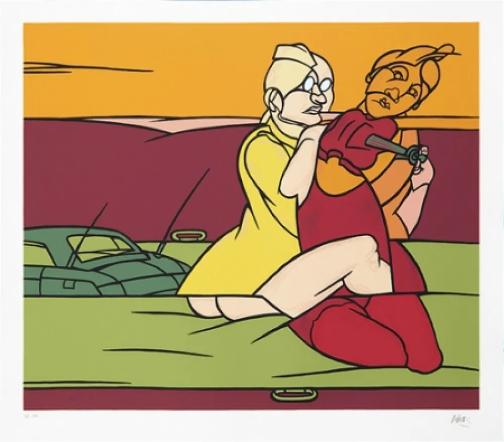 丝网印刷 Adami - Cosa se vede fuori