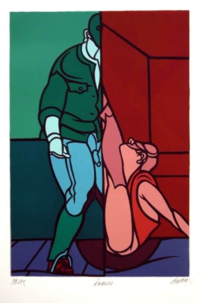 石版画 Adami - Dancer