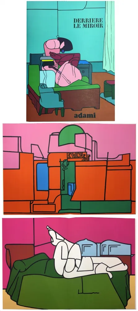 插图书 Adami - Derrière le Miroir n° 188. ADAMI. Novembre 1970.