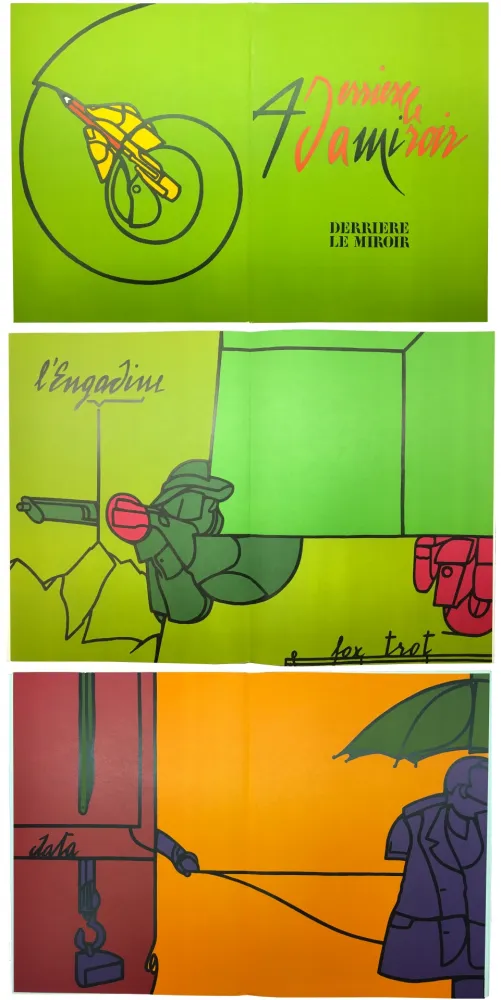 插图书 Adami - Derrière le Miroir n° 206 . ADAMI . Novembre 1973.