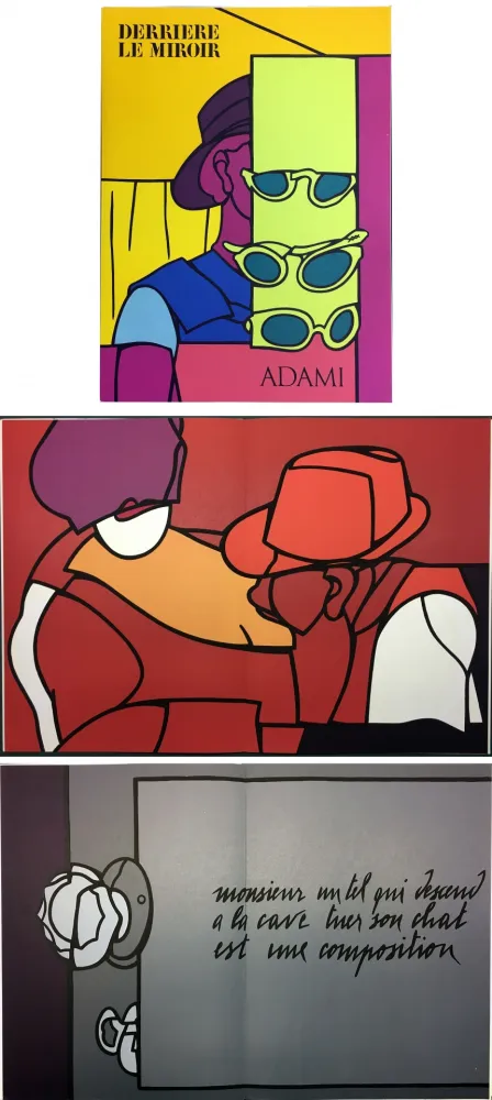 插图书 Adami - Derrière le Miroir n° 220. ADAMI. Octobre 1976.