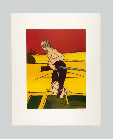 蚀刻飞尘法 Adami - Donna con fucile