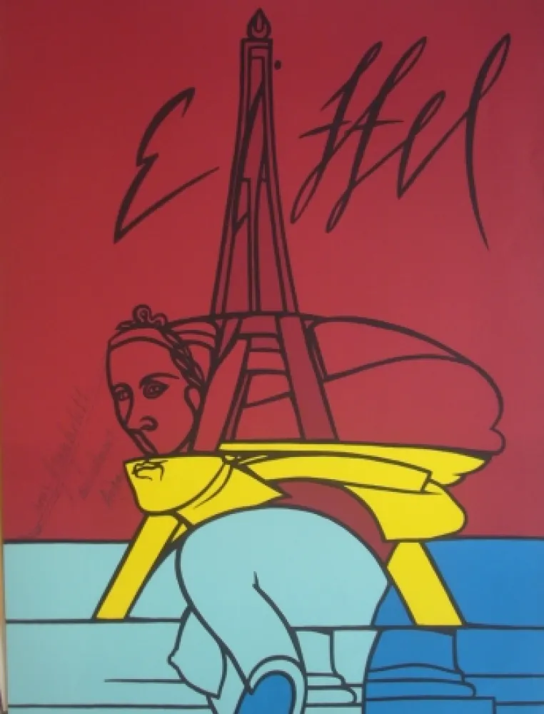 石版画 Adami - Eiffel