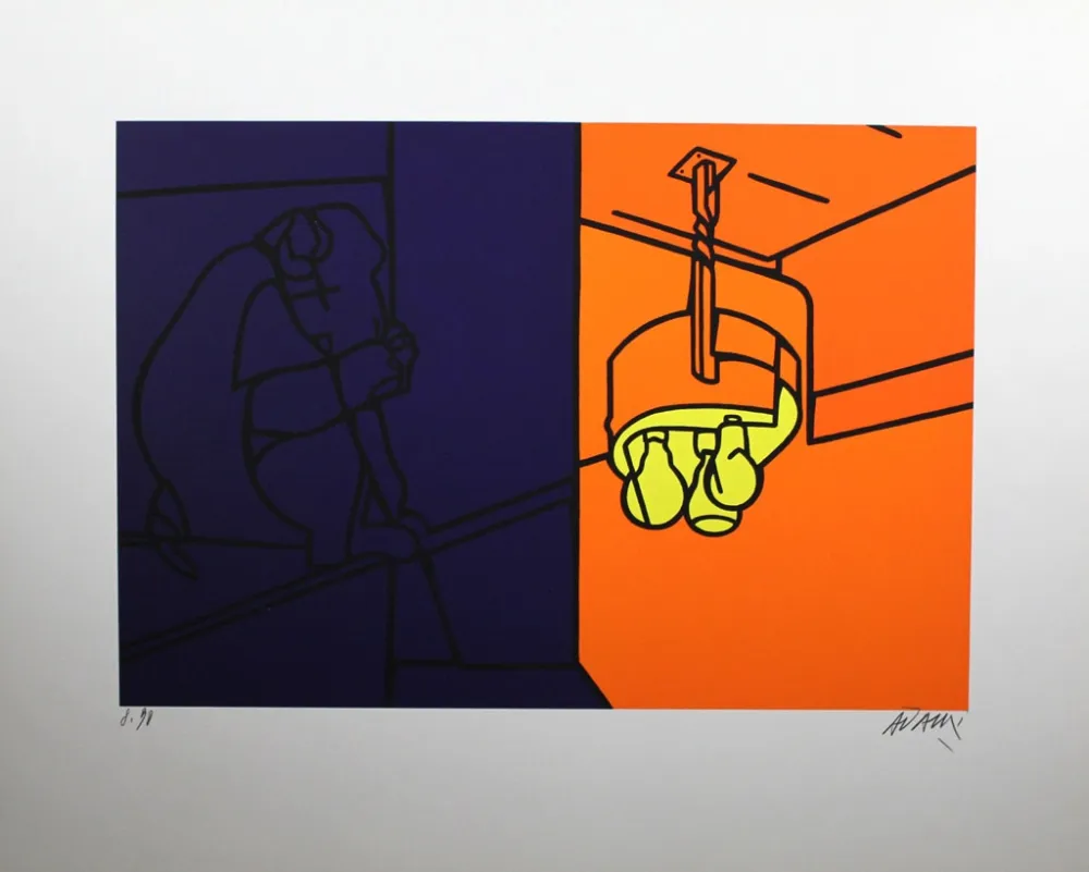 石版画 Adami - Impressions d'Afrique