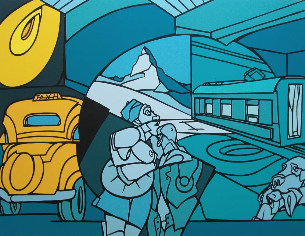 丝网印刷 Adami - Le cervin