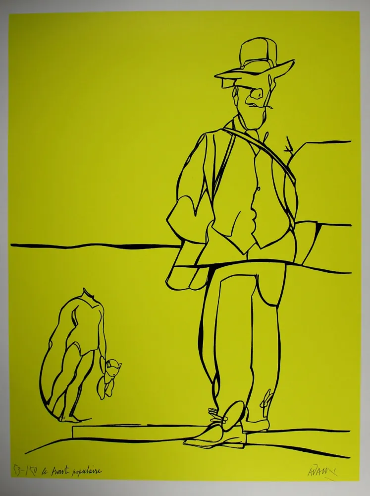 石版画 Adami - Le front populaire