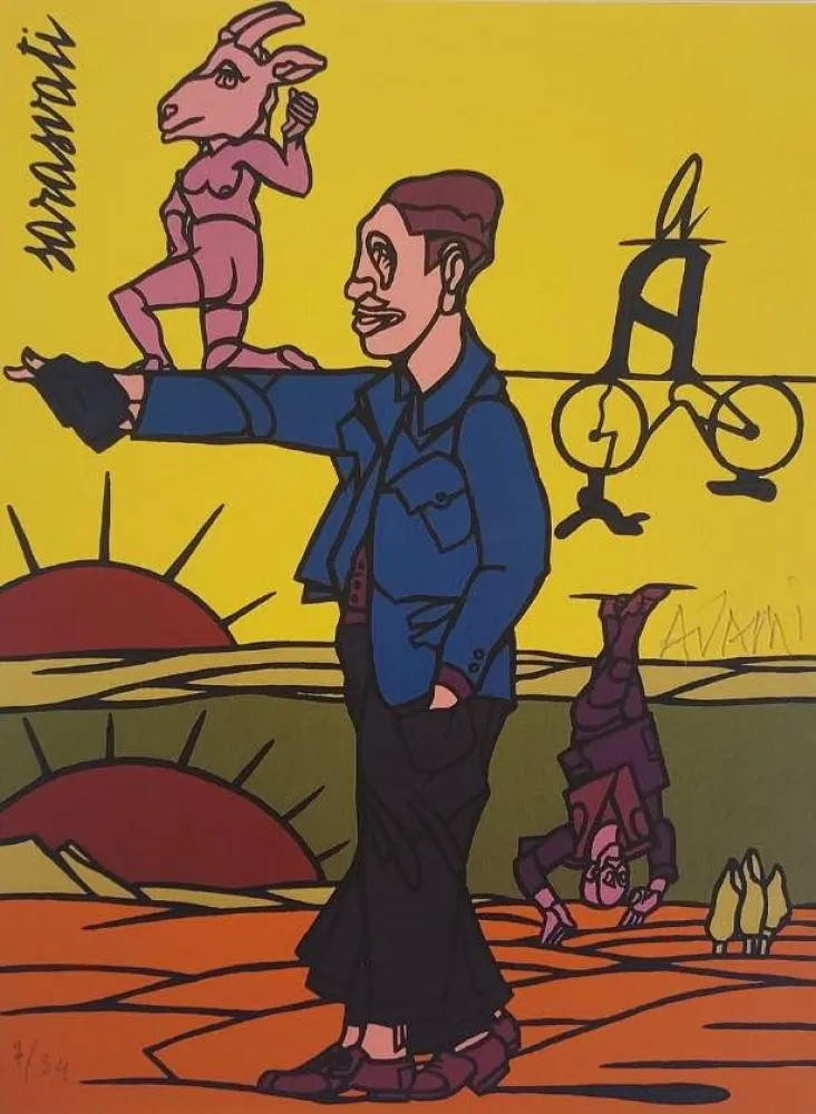 石版画 Adami - Les Impromptus du matin - Sarasvati