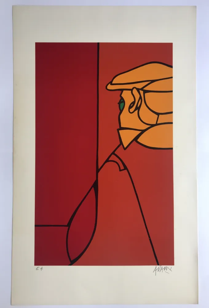 丝网印刷 Adami - Sans titre