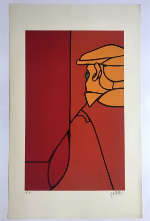 丝网印刷 Adami - Sans titre