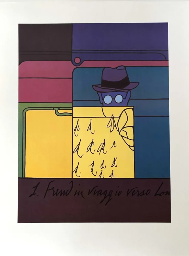 海报 Adami - Sigmund Freud In Viaggio Verso Londra