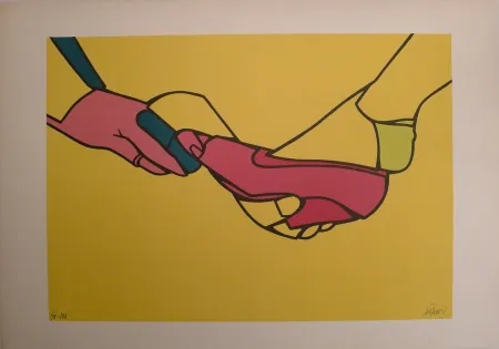 石版画 Adami - Sin Título