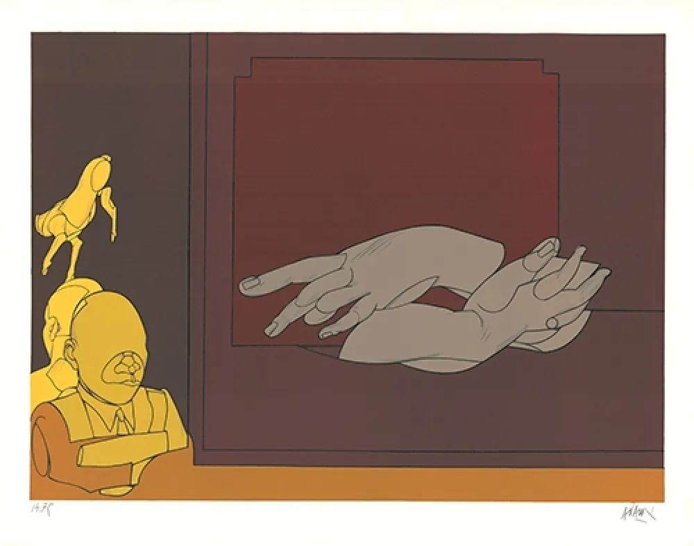 石版画 Adami - Song of Myself