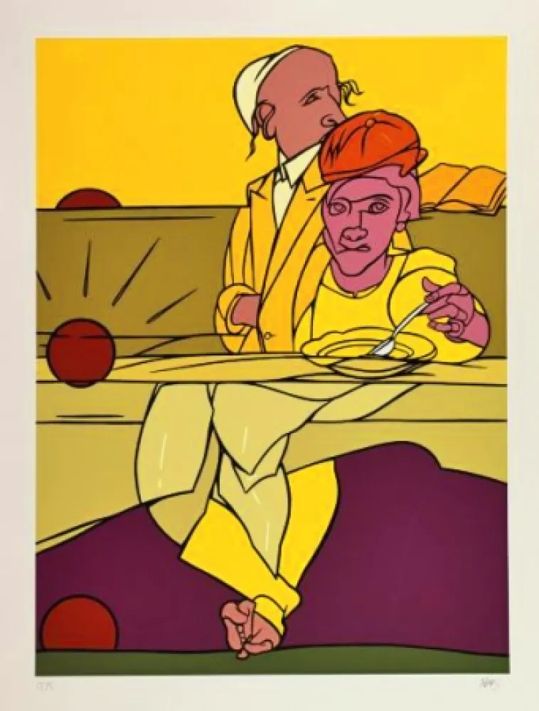 丝网印刷 Adami - TRAMONTO