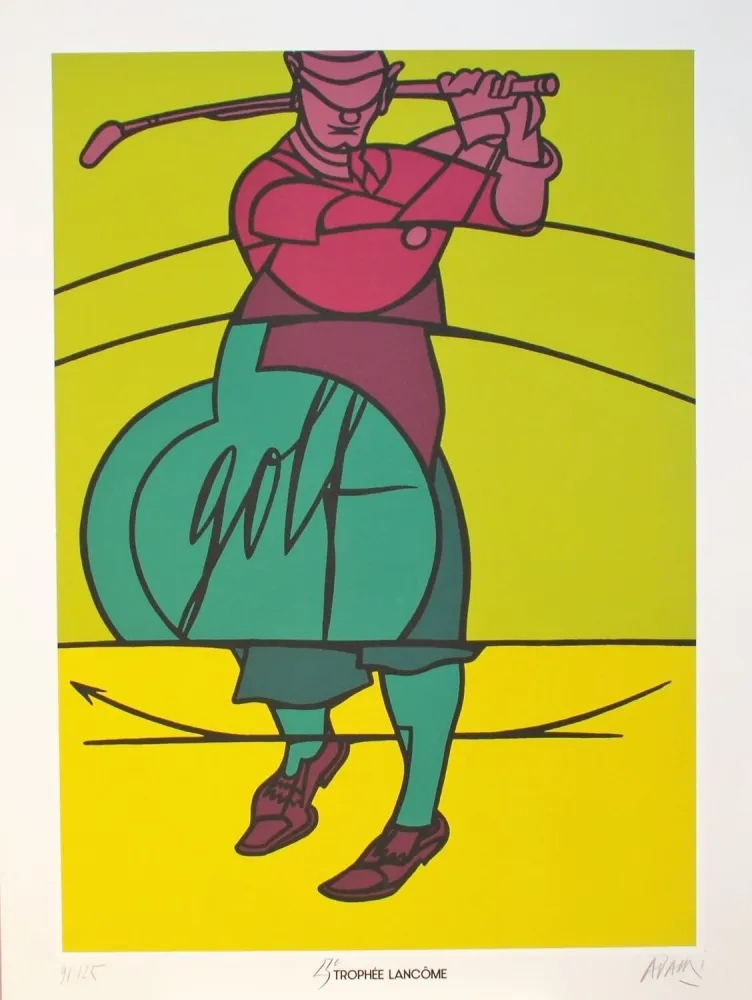 石版画 Adami - Trophée Lancôme