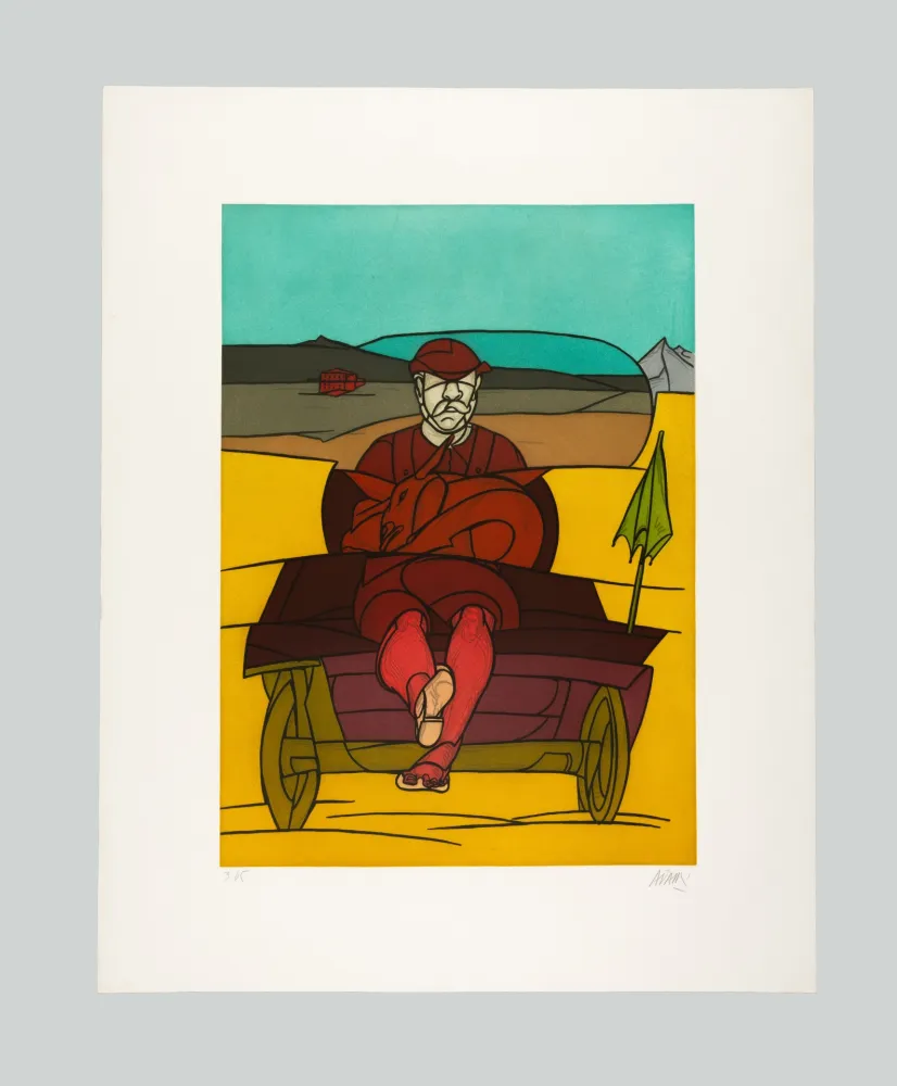 蚀刻飞尘法 Adami - Uomo in macchina