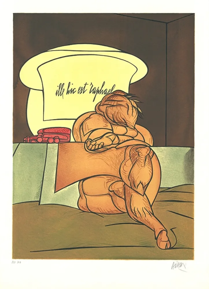 石版画 Adami - Urne