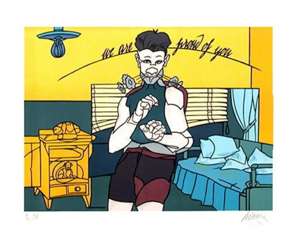 石版画 Adami - WE ARE PROUD OF YOU