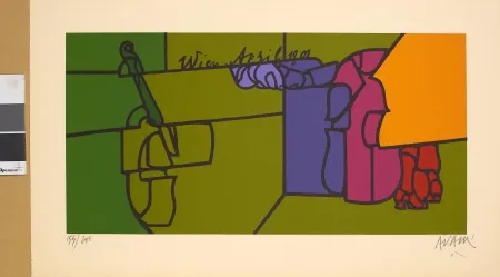 石版画 Adami - Wien 1901