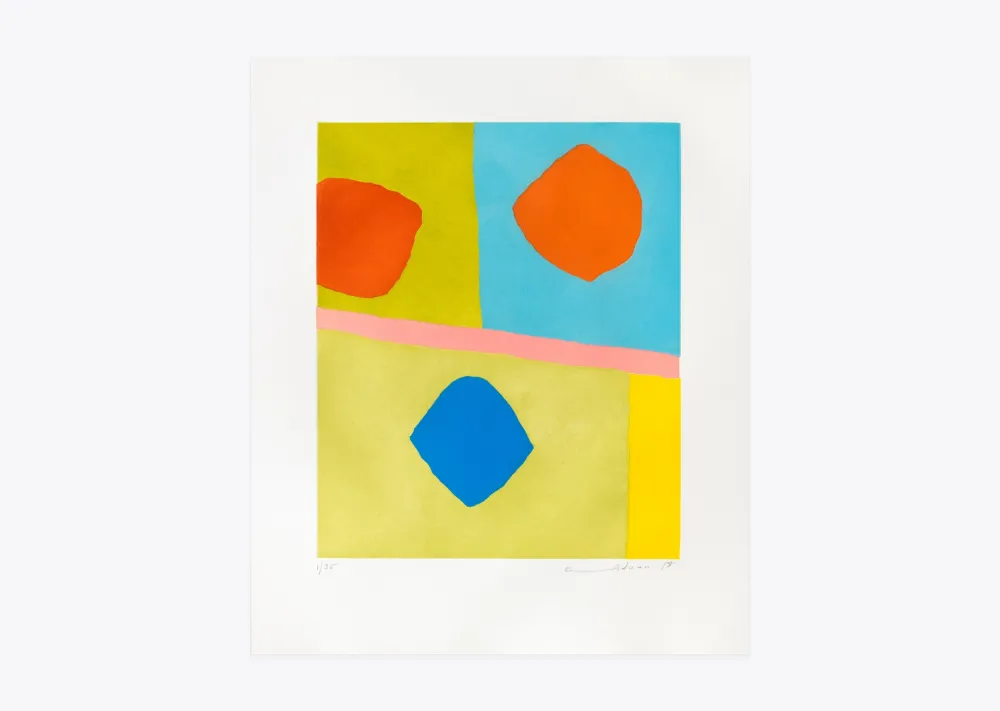 版画 Adnan - Coup de dés