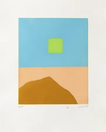 版画 Adnan - Feu du désert (Le)