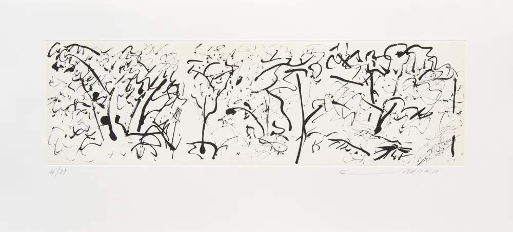版画 Adnan - Forêt II
