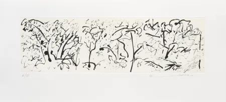 版画 Adnan - Forêt II