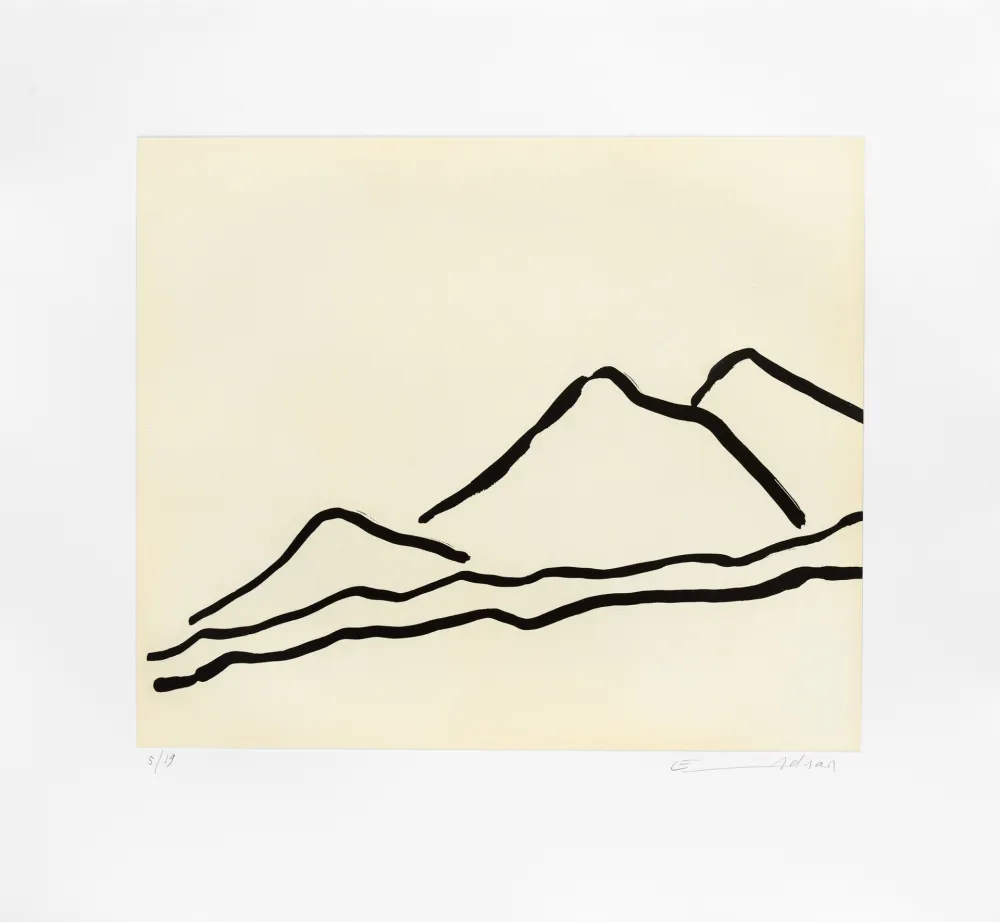 版画 Adnan - Quelque part...