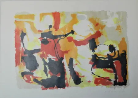 石版画 Afro - Composizione