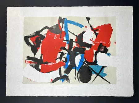 石版画 Afro - Composizione