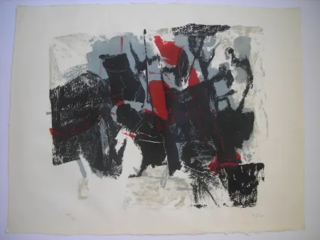 石版画 Afro - Composizione II