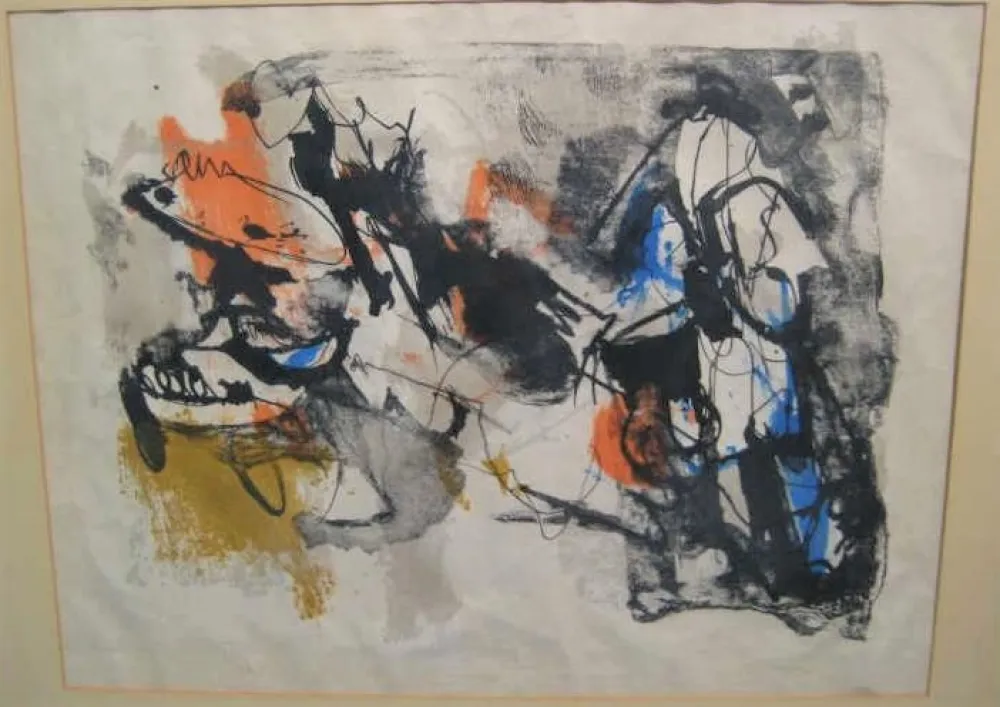 石版画 Afro - La sagra degli uccelli