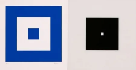 丝网印刷 Agam - Big Bang Blue