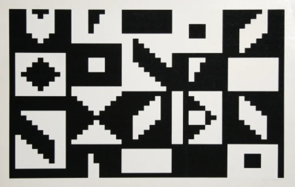 丝网印刷 Agam - Colors of Love