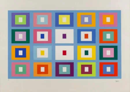 丝网印刷 Agam - Composition